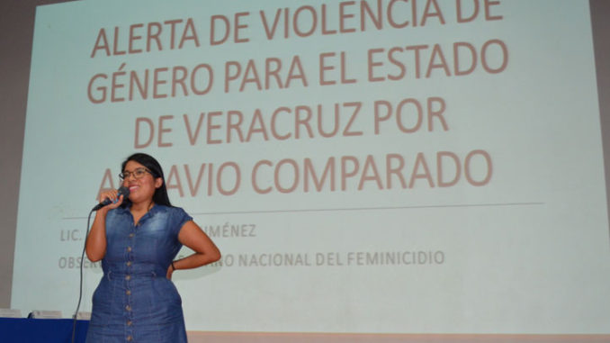 La activista y abogada Miriam Pascual se ha convertido en un referente en la lucha de las mujeres en Oaxaca. Foto: Universidad Veracruzana